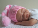 Cute Pink Pixie Baby Hats All Sizes