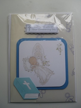 Handmade Christening Card