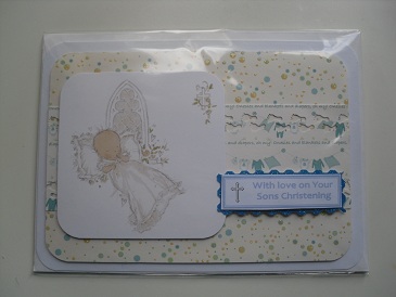 Beautiful Handmade Christening Card