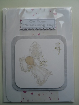 Beautiful Handmade Christening Card