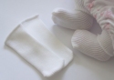 2 pairs of White Premature Baby Socks Size 00000