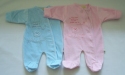 1-2lbs Premature baby teddy bear Velour Sleepsuit