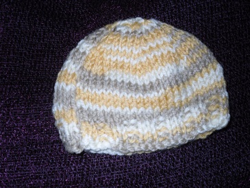 Handknitted Premature Baby Hat 3-5lb